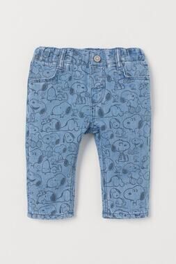 H&M Snoopy Jeans 18 Months New